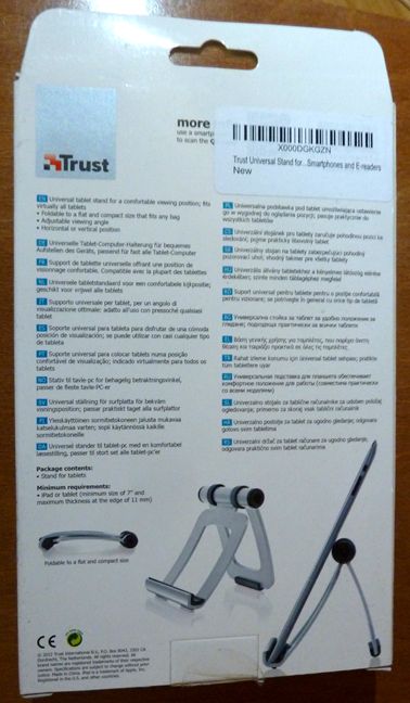 Trust, Universal Stand for Tablets, review, recenzie