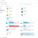 Redenumirea unei unități în File Explorer