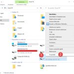 Dă clic dreapta și alege Proprietăți în File Explorer