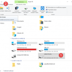 Apasă pe Proprietăți în fila Computer din File Explorer