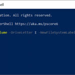 Redenumește o unitate în PowerShell