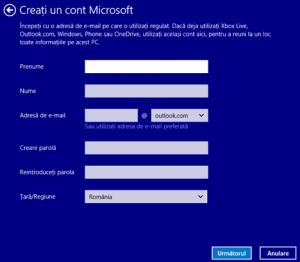 Windows 8.1, conturi utilizator, noi, creaza, adauga, Microsoft, local, comuta