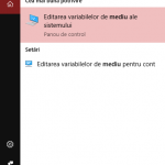 Windows, variabile, mediu, environment variables
