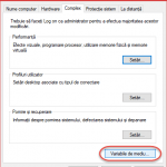 Windows, variabile, mediu, environment variables