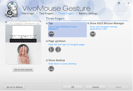 ASUS VivoMouse WT710, maus, touchpad, telecomanda, Windows 8.1, test, review