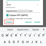 Șterge un profil VPN din Android 8 Oreo