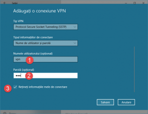 Windows 10, VPN, conexiune