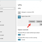 Windows 10, VPN, conexiune