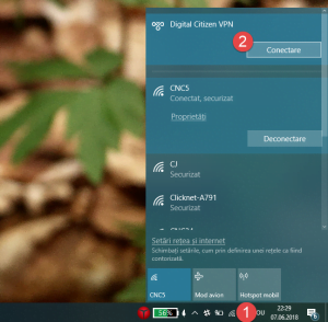 Windows 10, VPN, conexiune