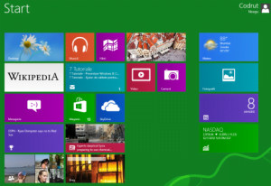 Lucrul cu aplicatii Windows 8
