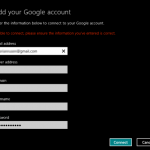 google, gmail, windows 8, aplicatii