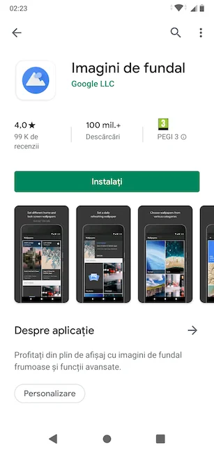 Ia-ți Imagini de fundal pe Android
