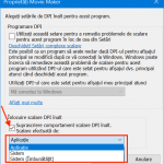 Alege comportamentul de scalare pentru un program neclar