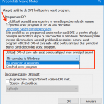 Alege setările de DPI pentru programul tău