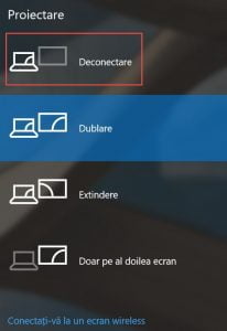 Windows 10, Miracast, proiecteaza, ecran, wireless, Microsoft Wireless Display Adapter