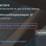 Windows 10, Miracast, proiecteaza, ecran, wireless, Microsoft Wireless Display Adapter