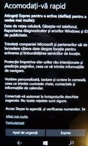 Windows 10 Mobile, configurare, initiala, Lumia, Microsoft, smartphone