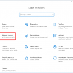 Deschide Rețea și internet în aplicația Setări din Windows 10