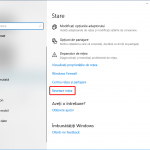 Pornește resetarea de rețea în Windows 10