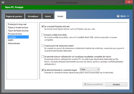 Prezentare Windows 8: Cum folosești Antivirusul Windows Defender