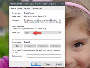 Servicii, Windows