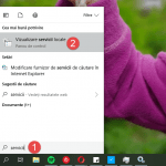 Servicii, Windows