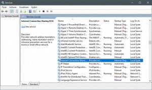 Servicii, Windows