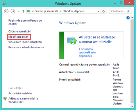 Windows Update, setari, actualizari, configureaza, Windows 7, Windows 8.1