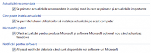 Windows Update, setari, actualizari, configureaza, Windows 7, Windows 8.1