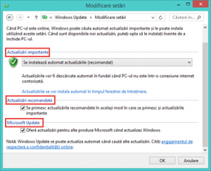 Windows Update, setari, actualizari, configureaza, Windows 7, Windows 8.1
