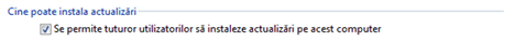 Windows Update, setari, actualizari, configureaza, Windows 7, Windows 8.1