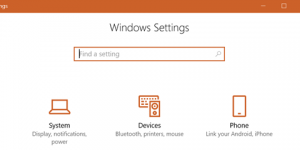 Setari Windows 10