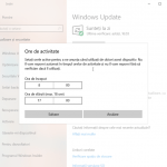 Alege orele de activitate în Windows 10
