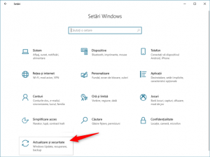 Setările Windows 10