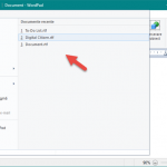 WordPad, Windows, editare, documente, salvare