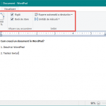 WordPad, Windows, editare, documente, salvare