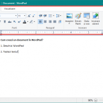 WordPad, Windows, editare, documente, salvare