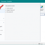 WordPad, Windows, editare, documente, salvare