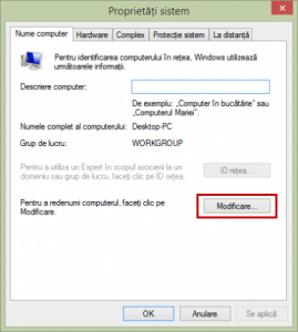 grup de lucru, workgroup, modificare, schimbare, setare