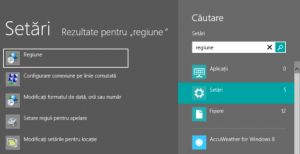 Cum se schimbă regiunea pentru Windows 8 & aplicațiile Windows 8