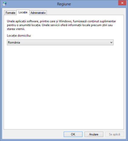 Cum se schimbă regiunea pentru Windows 8 & aplicațiile Windows 8