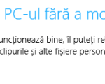 reîmprospătare, refresh Windows