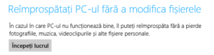 reîmprospătare, refresh Windows
