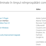reîmprospătare, refresh Windows