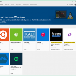 Distribuții de Linux disponibile în Magazinul Microsoft