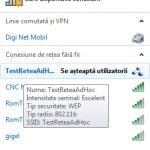 retea, ad hoc, wireless