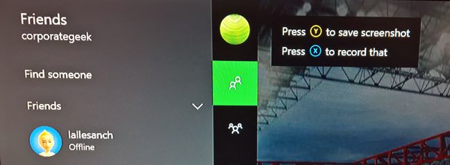 Xbox One, captura, ecran, imagine, screenshot, consola