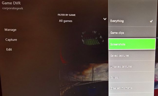 Xbox One, captura, ecran, imagine, screenshot, consola