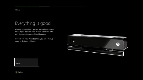 xbox one, instalare, setup, kinect, calibrare