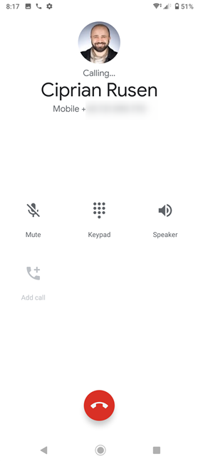 Apelarea telefonică pe Sony Xperia 10 II